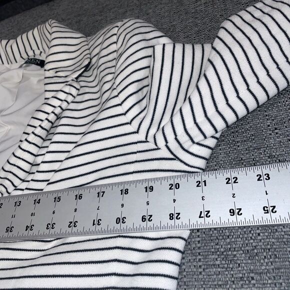 Ralph Lauren Blazer Jacket XL Stripes Minimalist Capsule Corpcore Work Nautical - Picture 12 of 13